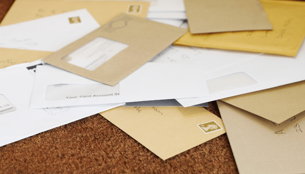 pile de courriers